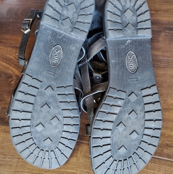 Sofft Gladiator sandals womens black 8.5 - Picture 5 of 7